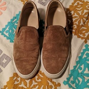 Gustin suede slip on size 10 made in Italy